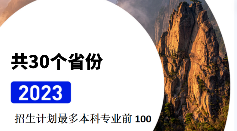 【会员免费】2023年招生计划最多本科专业前100.pdf
