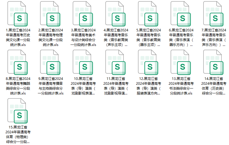 【黑龙江】2024年一分一段表新鲜出炉！