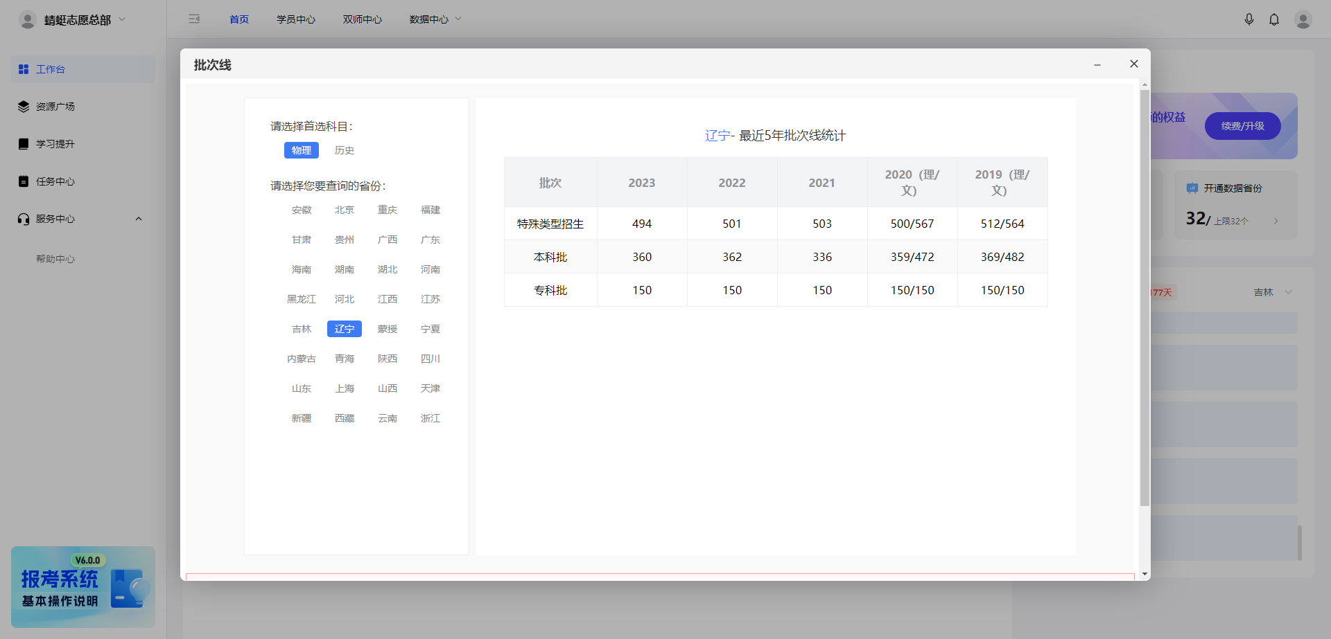 为什么批次线查询中有的省份不显示本科批次线和专科批次线?【批次线查询】