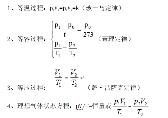 高考物理知识梳理专题八：热学部分(选修3-3)