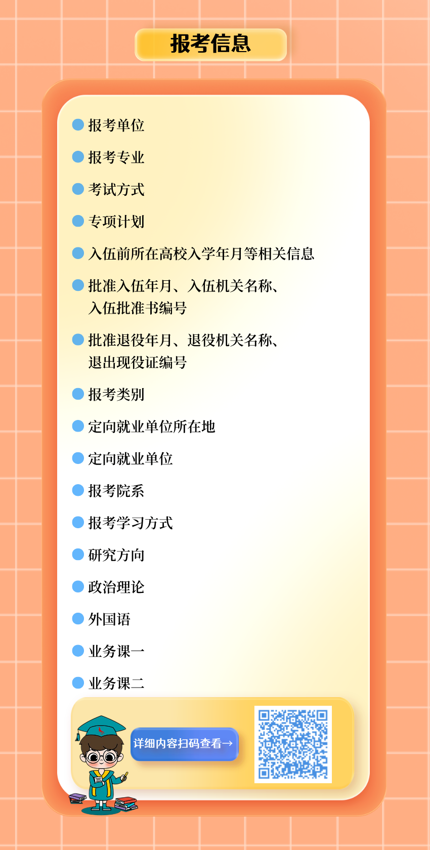 安徽2025年统考考生高考报名需准备的网报信息