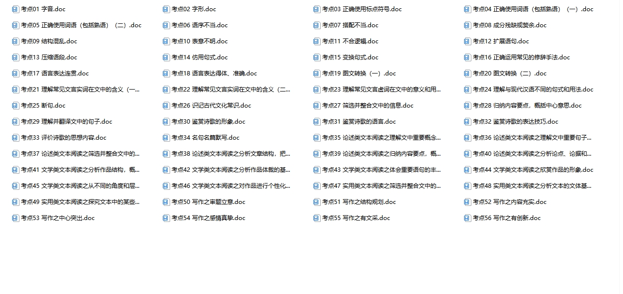 2025版·《考点一遍过》高考语文