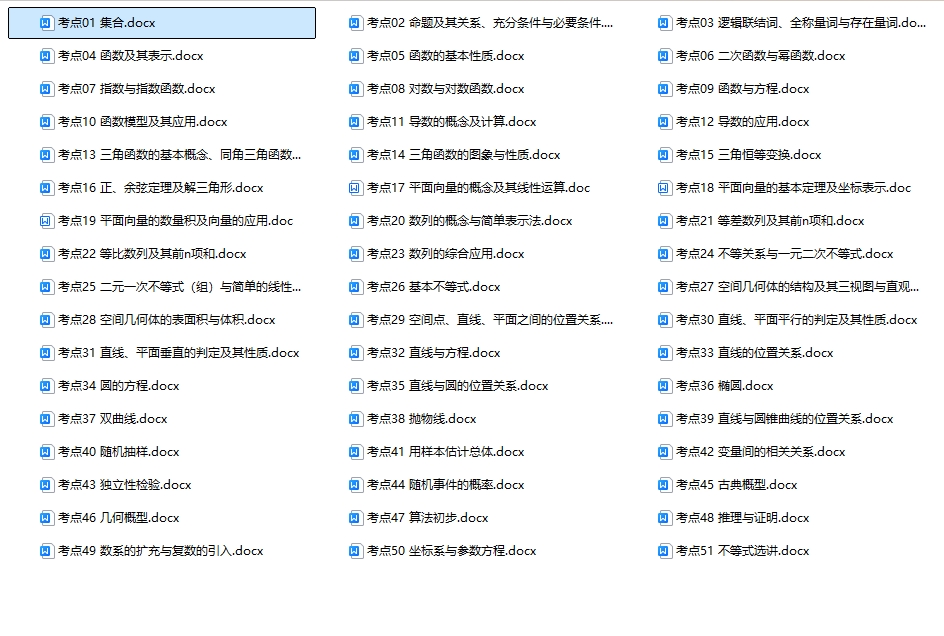 2025版·《考点一遍过》高考文数