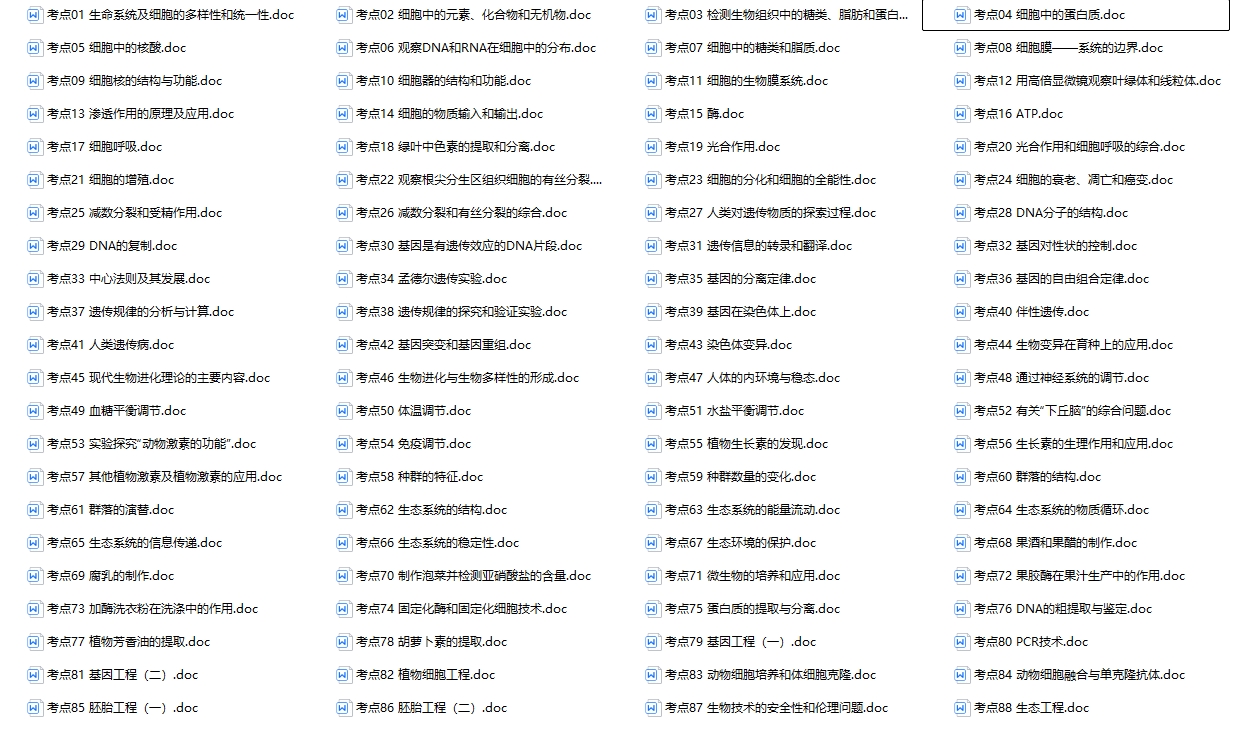 2025版·《考点一遍过》高考生物