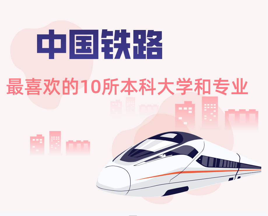 中国铁路最喜欢的10所本科大学和专业