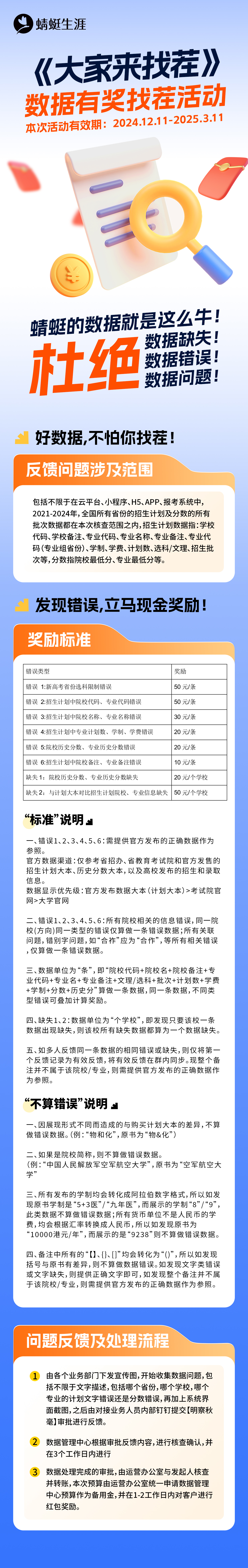 《大家来找茬》 数据有奖找茬活动!