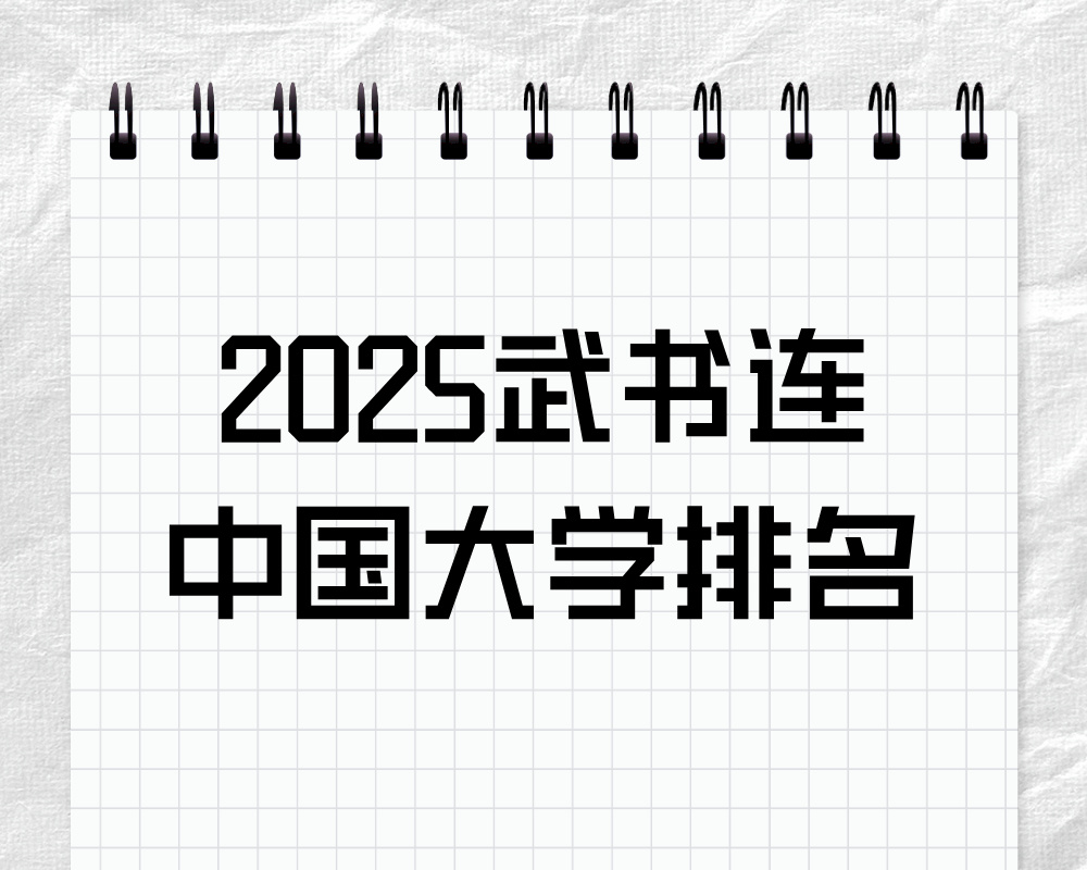 2025武书连中国大学排名.xlsx