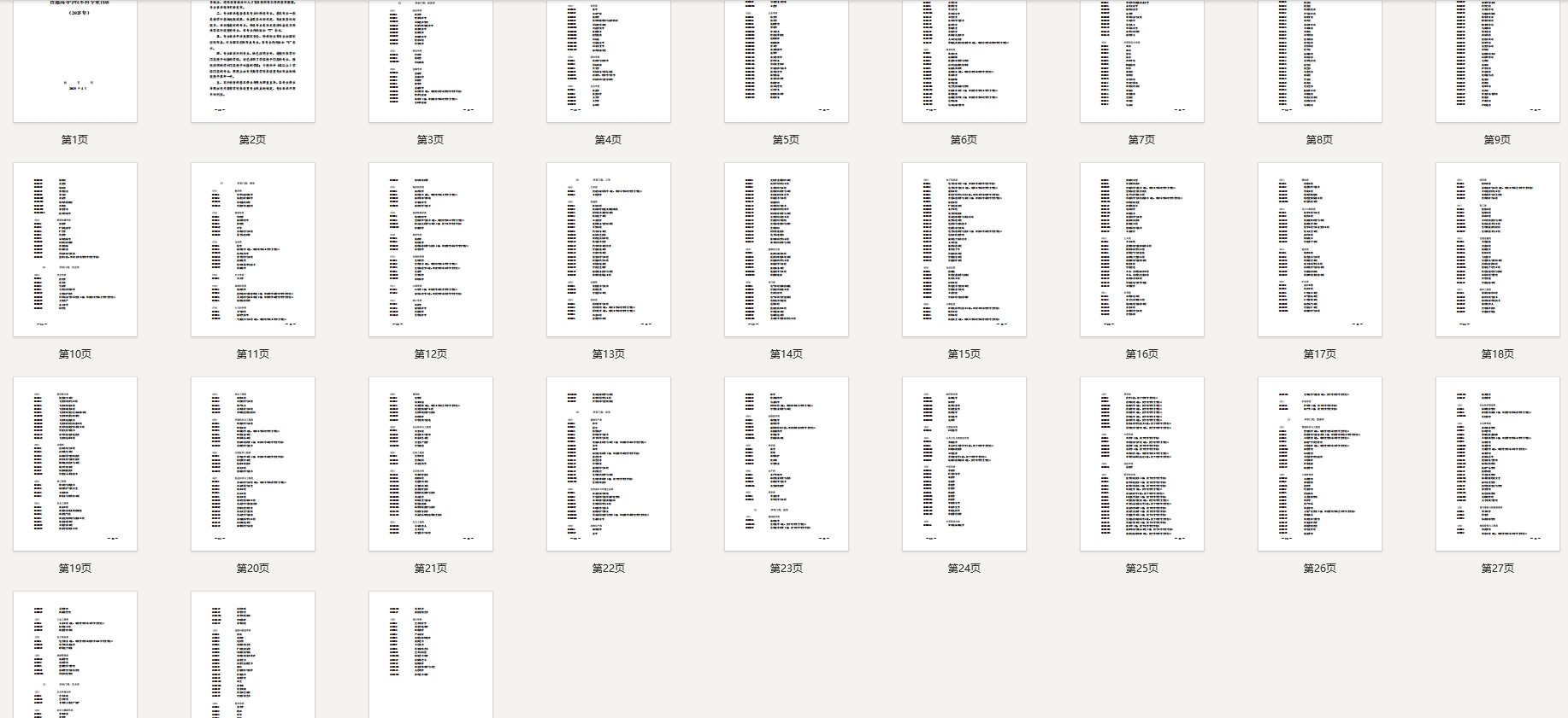 普通高等学校本科专业目录（2025年）
