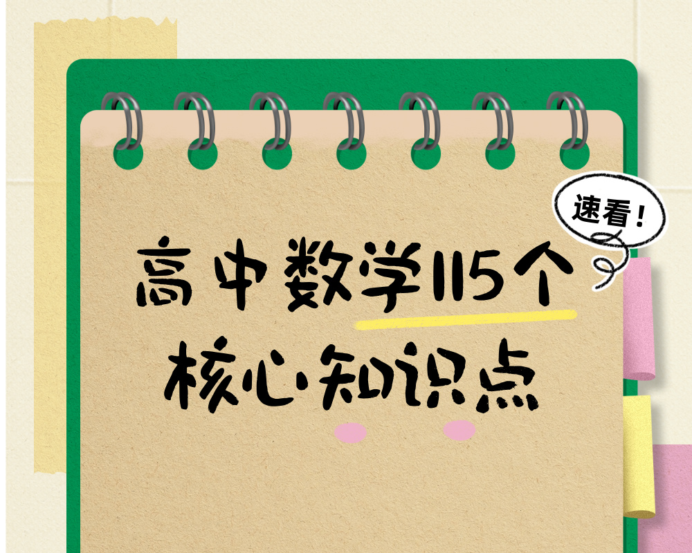 高中数学115个核心知识点
