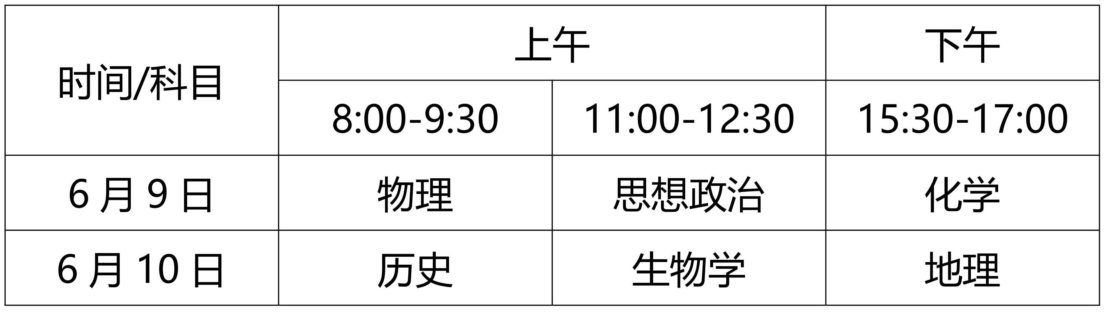海南：2025年普通高考考前温馨提示