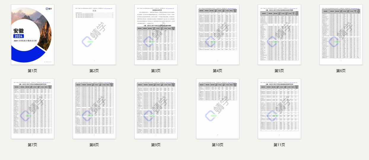 2024年安徽本科院校分数波动分析（2025年参考）