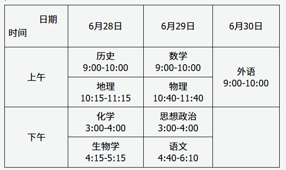 山西:2025年(夏季)普通高中学业水平合格性考试温馨提示