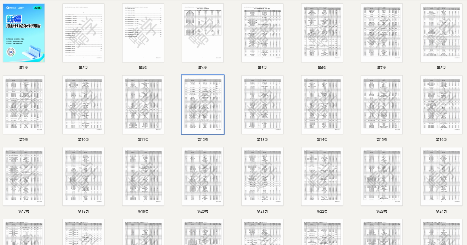 新疆2025年招生计划总体分析报告【蜻学整理】