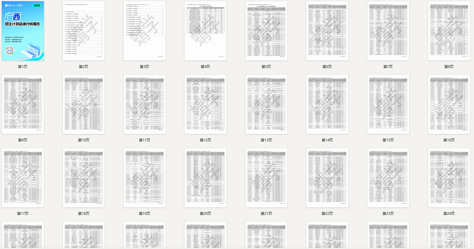 广西2025年招生计划总体分析报告【蜻学整理】
