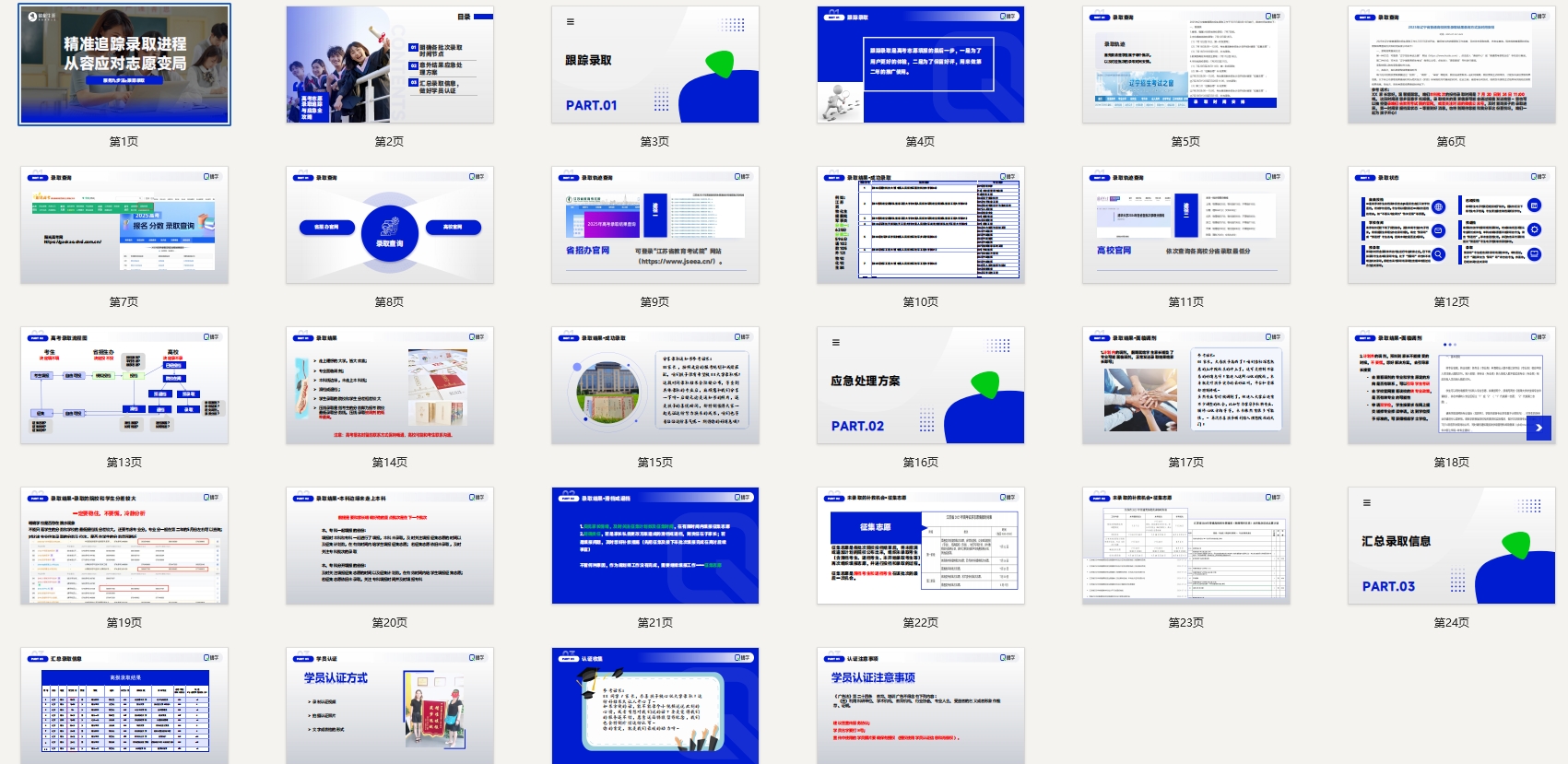 【周精进课件】精准追踪录取进程，从容应对志愿变局