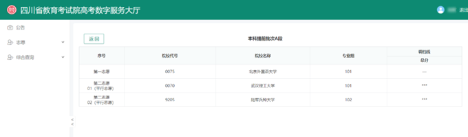四川：如何查询调档线和录取结果