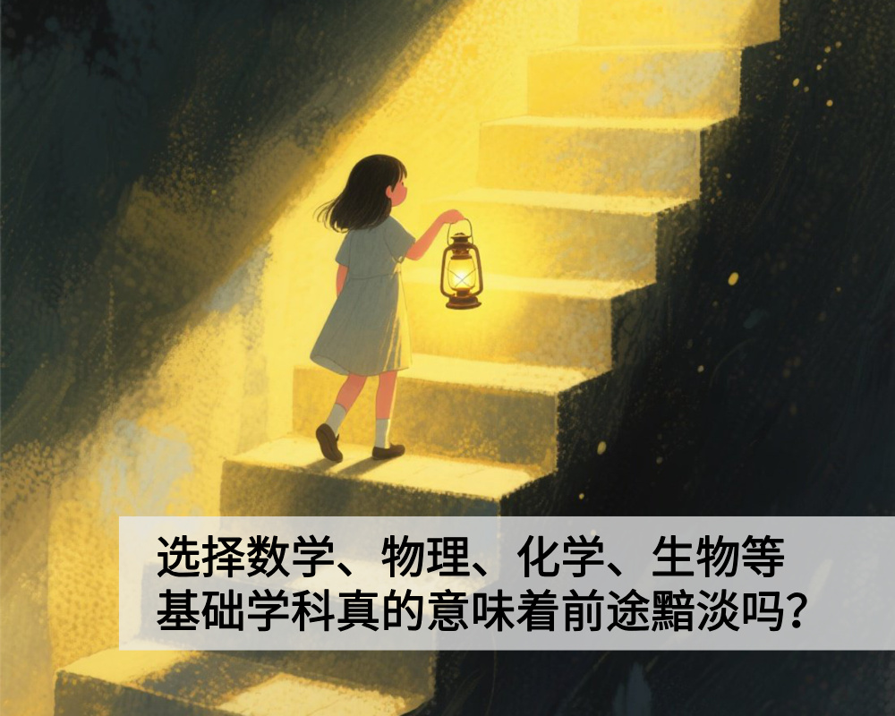 选择数学、物理、化学、生物等基础学科真的意味着前途黯淡吗？