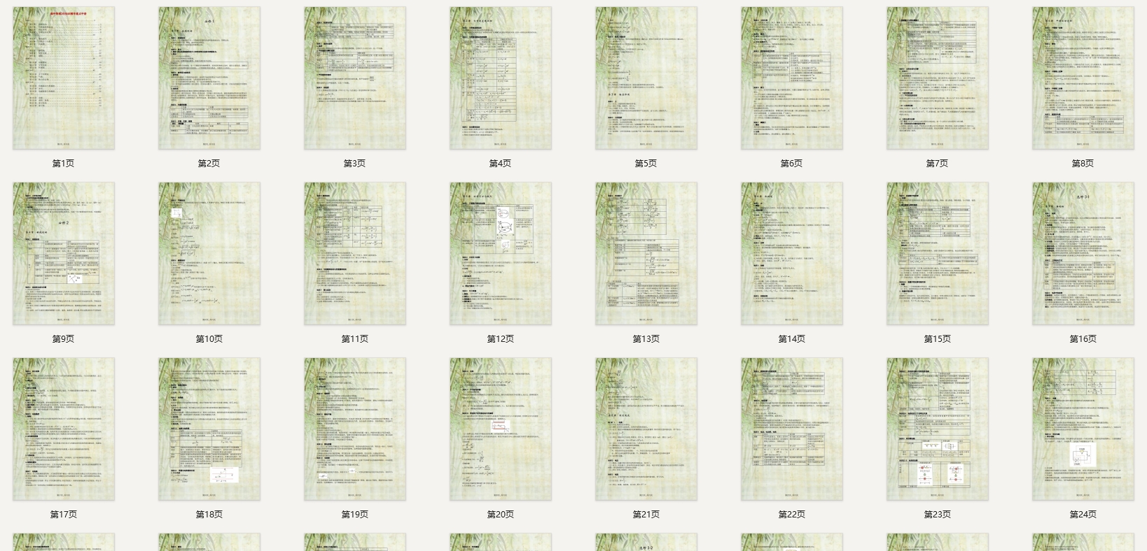 高中物理3年知识精华重点手册