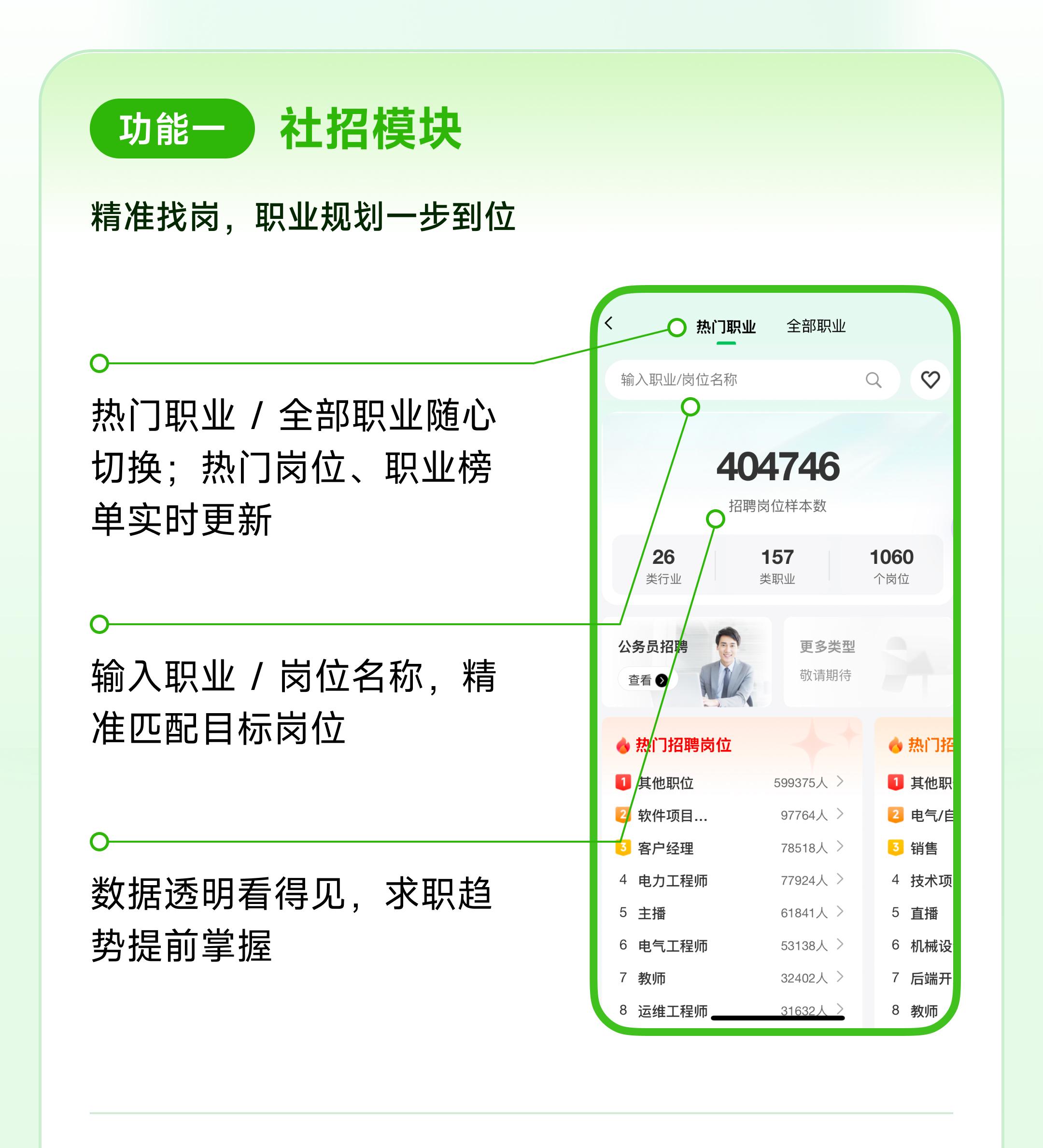 🌟新功能！蜻蜓生涯查就业模块重磅上线，助力求职考公找方向