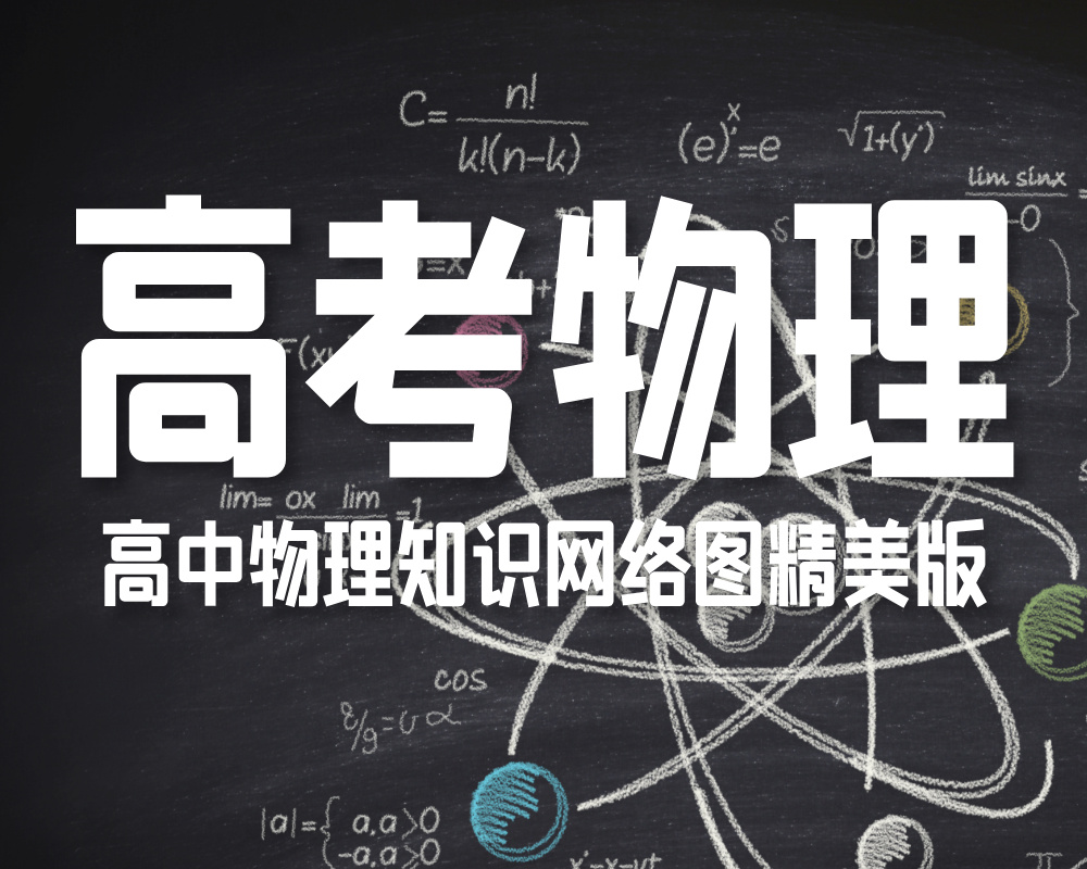 高中物理知识网络图精美版