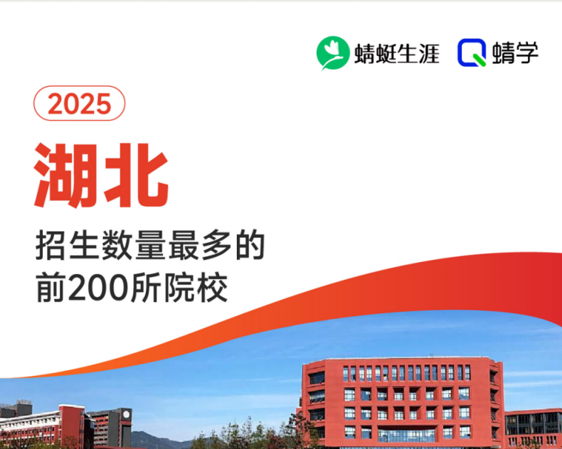 2025年湖北招生数量最多的前200所院校-本科