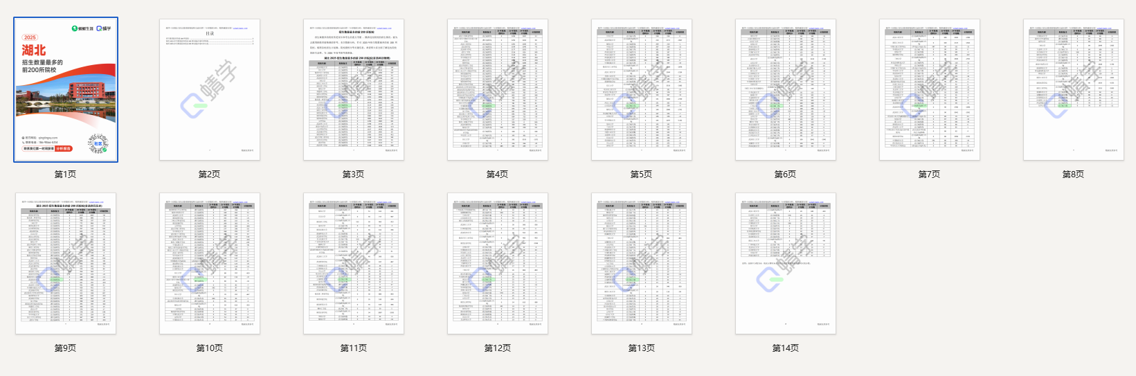 2025年湖北招生数量最多的前200所院校-本科