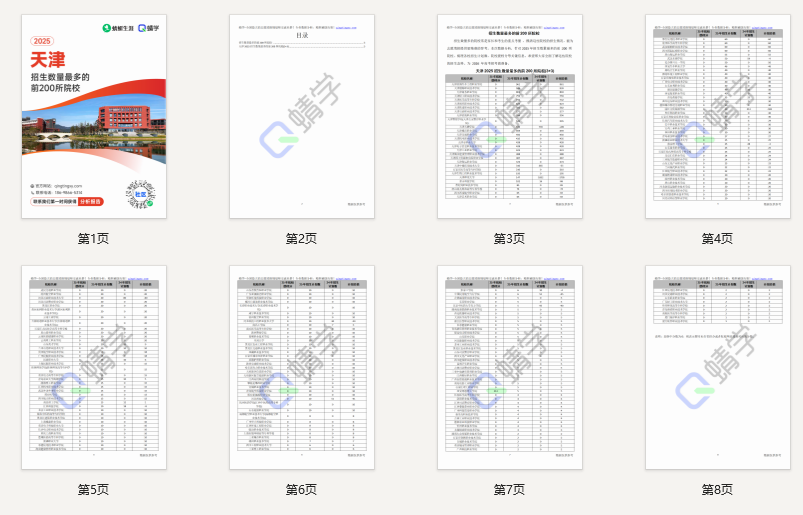 【10.24有更新！】2025年天津招生数量最多的前200所院校-专科