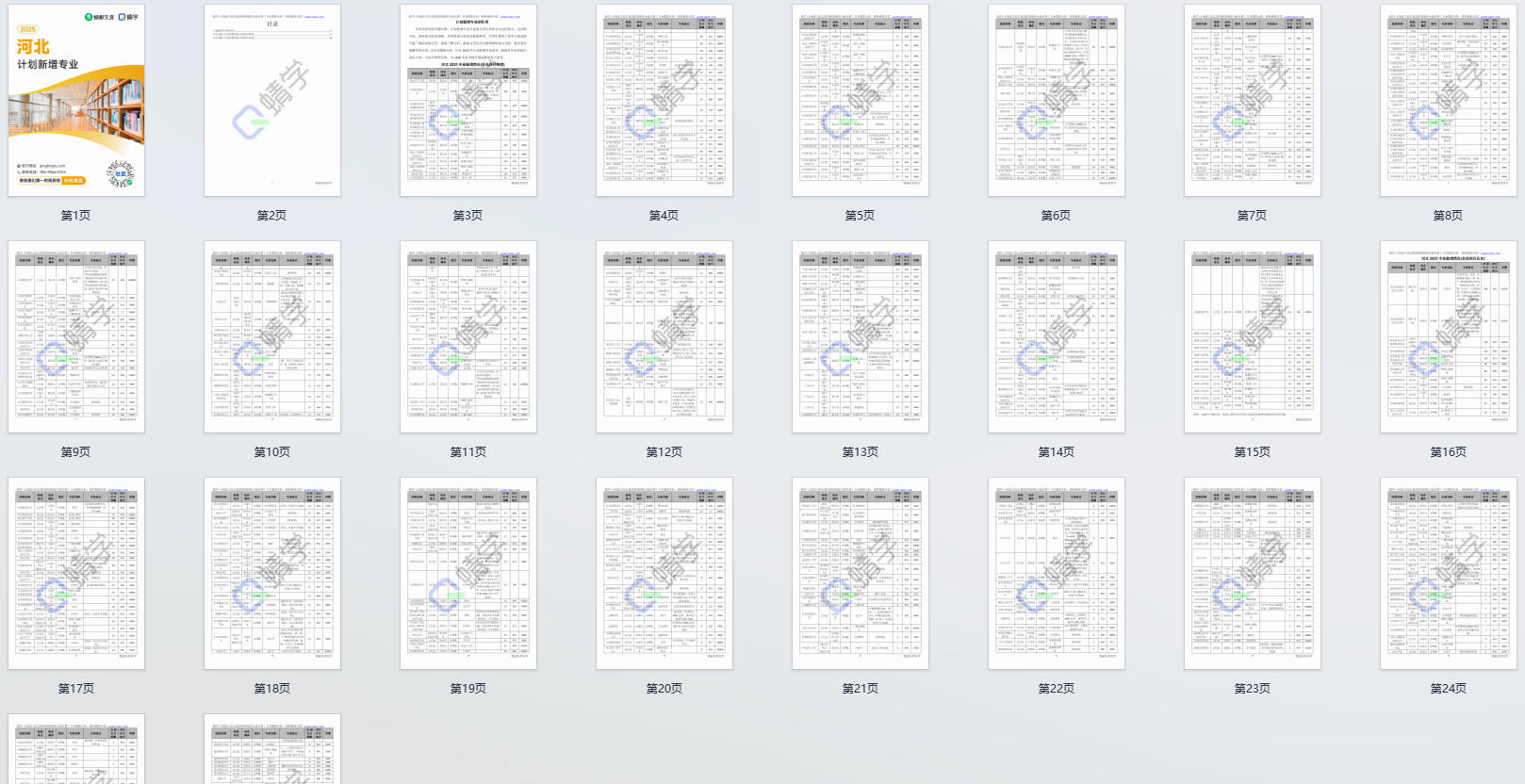 2025年河北计划新增专业计划数前200-本科