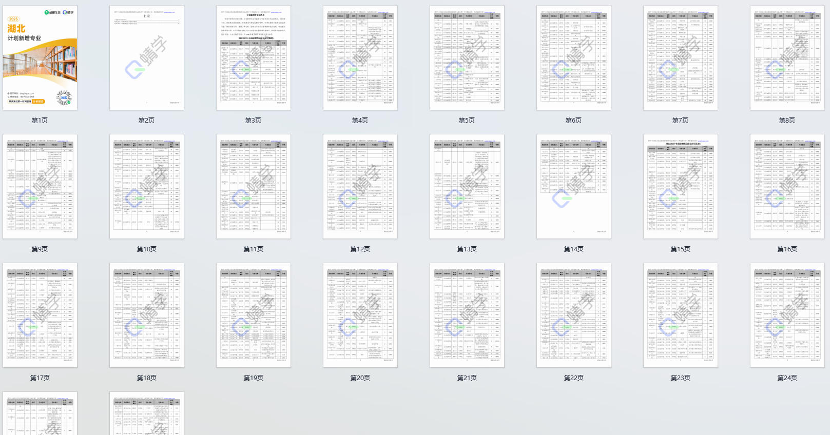2025年湖北计划新增专业计划数前200-本科