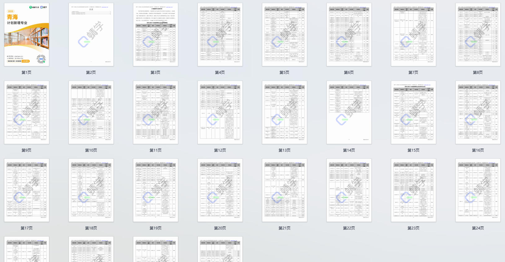 2025年青海计划新增专业计划数前200-本科
