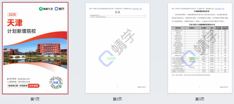 2025年天津计划新增院校
