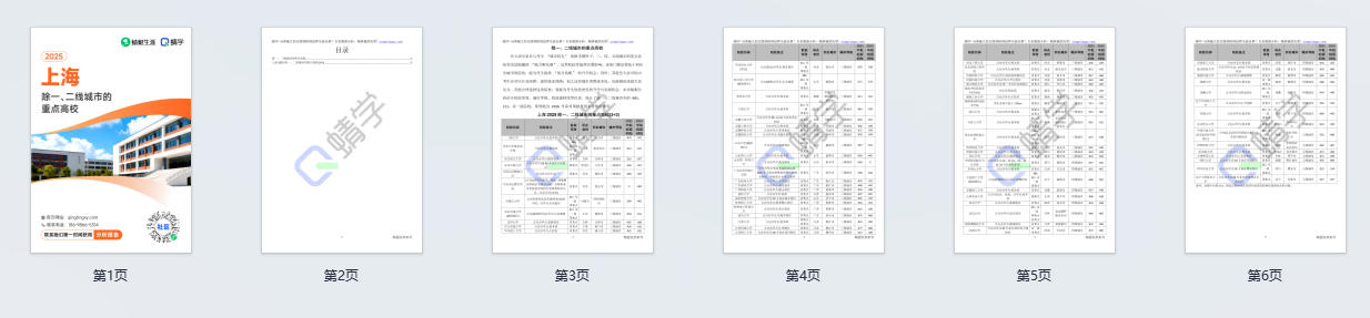 2025年上海除一、二线城市的重点高校