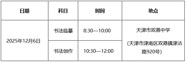 天津：2026年普通高校招生书法类专业市级统考热点问答