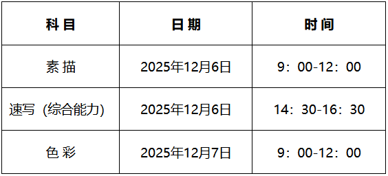河北：2026年美术与设计类专业统考温馨提示
