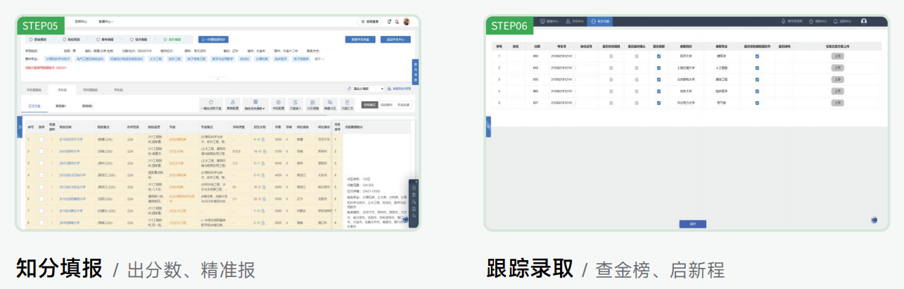 蜻蜓生涯SaaS化软件系统矩阵介绍③规划师智能报考系统