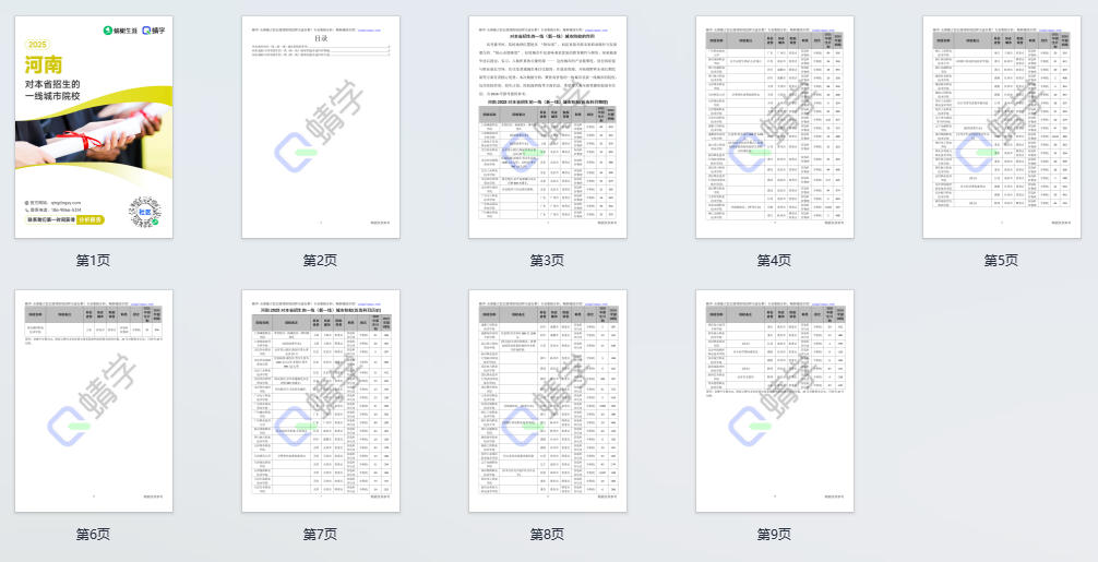 2025年河南对本省招生的一线城市院校-专科