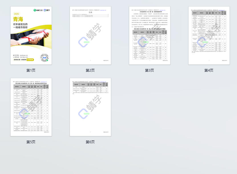 2025年青海对本省招生的一线城市院校-专科