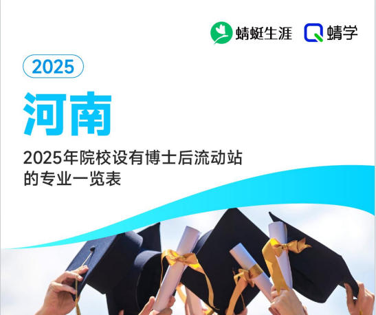 2025年河南设有博士后流动站的专业一览表-本科