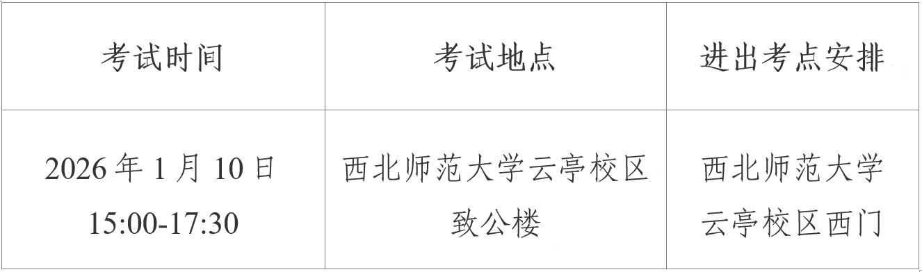 甘肃：2026年普通高校招生表（导）演类（戏剧影视表演、戏剧影视导演）专业统考考生指南