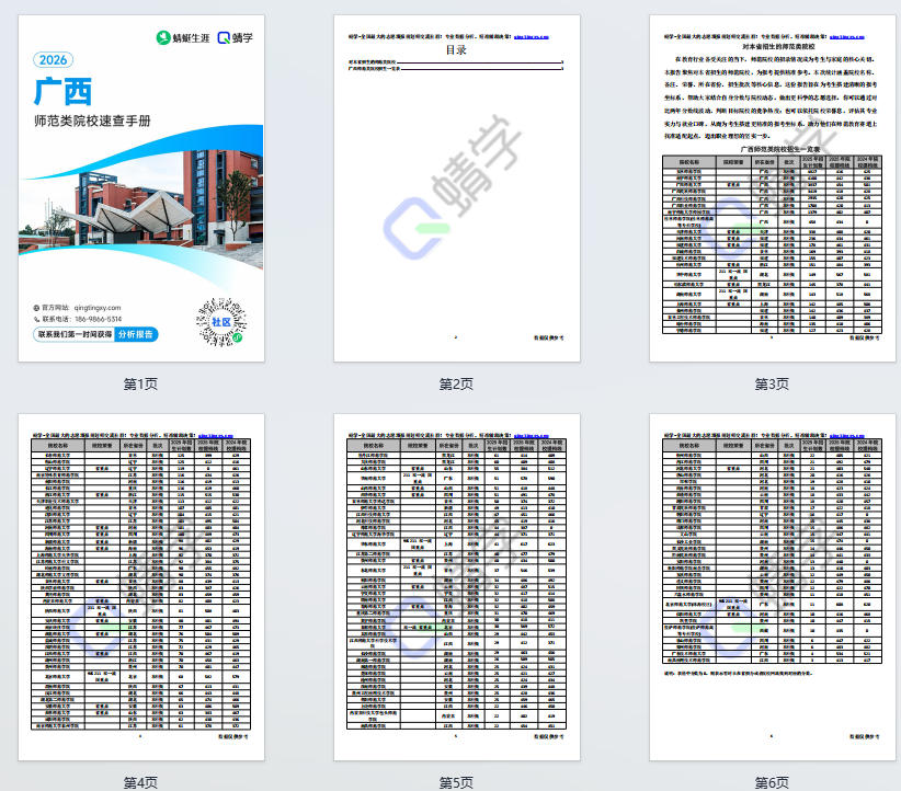 对广西省招生的师范院校一览表—本科