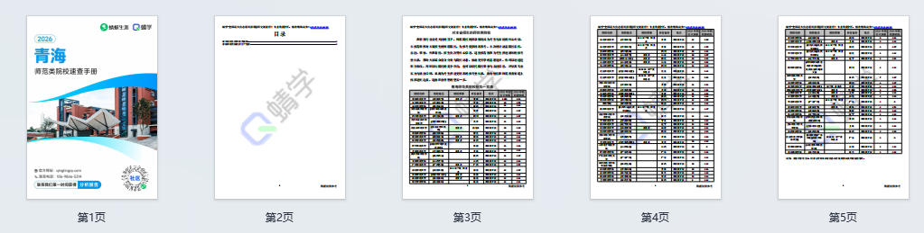 对青海省招生的师范院校一览表—本科