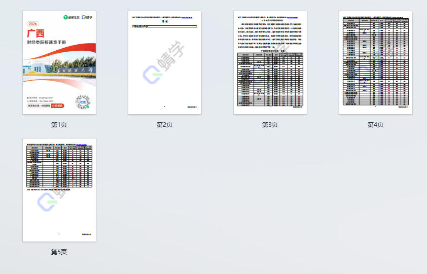 对广西招生的财经类院校一览表—本科