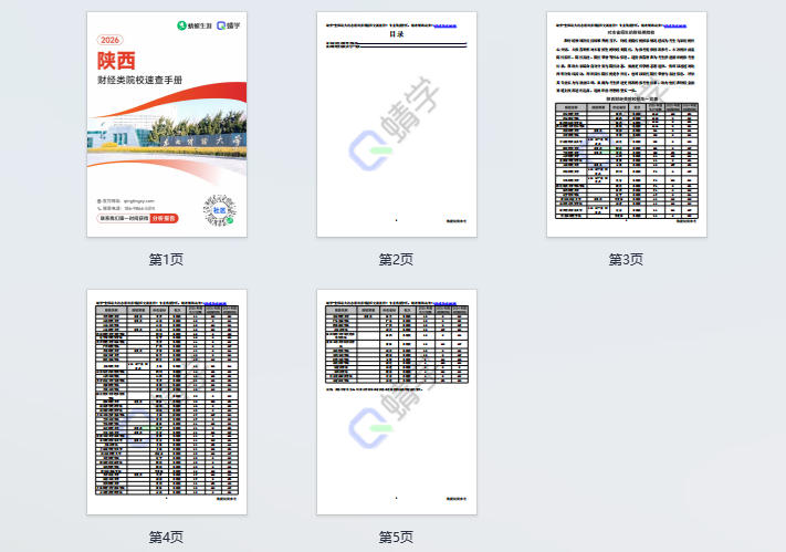 对陕西省招生的财经类院校一览表—本科