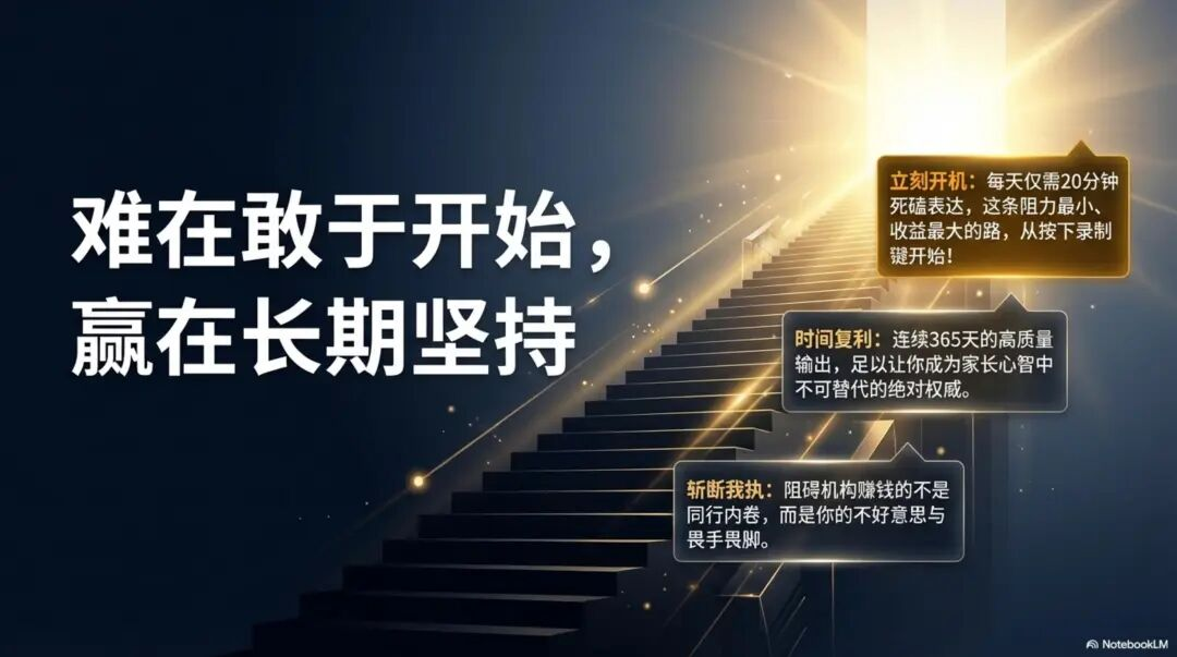 为什么我建议机构里所有高报师，每天必须录一段60秒的废话？