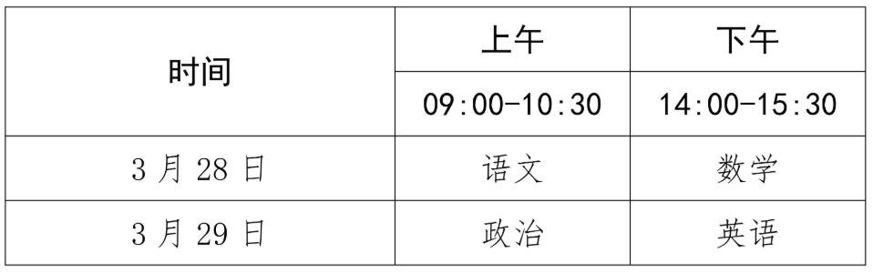 海南：2026年运动训练、武术与民族传统体育专业招生文化考试公告