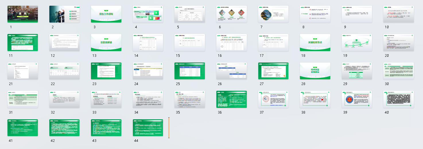 2025【贵州省】高考志愿填报政策解读PPT课件下载