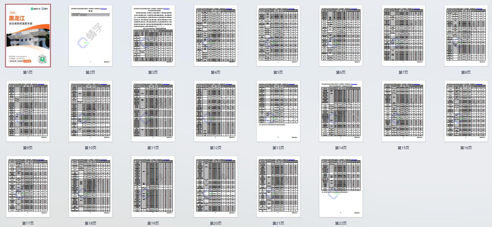对黑龙江省招生的综合类院校一览表—本科