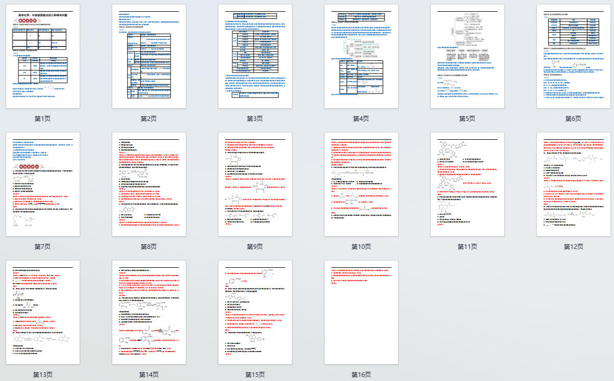 高考化学：与官能团相关的几种常考问题