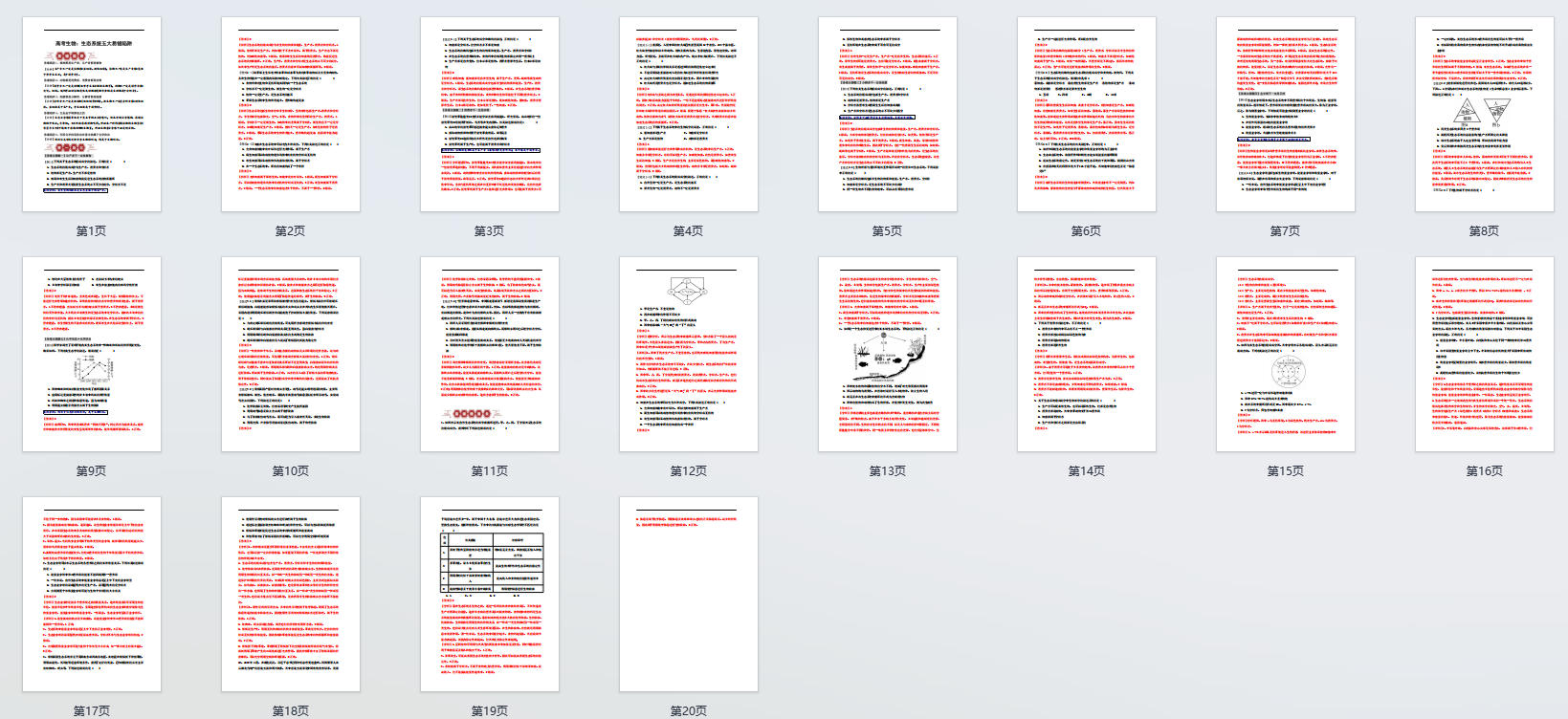 高考生物:生态系统五大易错陷阱