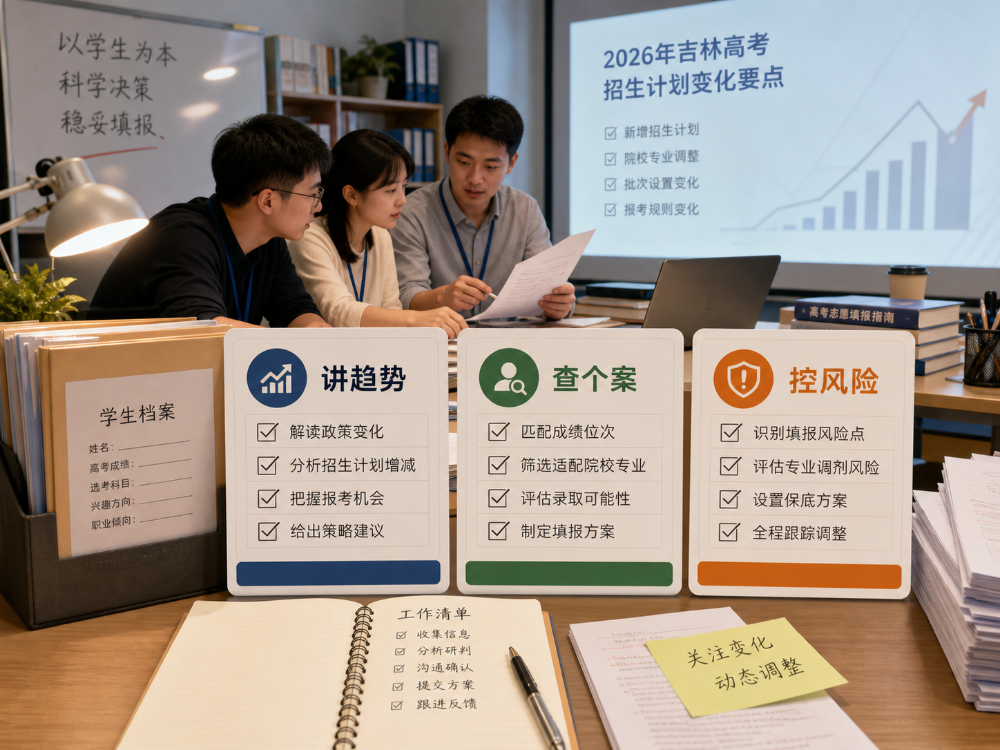 《吉林2026招生计划分析》吉林计划变了,校区要先拆三张表